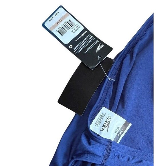 Speedo Pro LT Women's Size 12/38 Team Navy Competition Swimsuit - Training NWT - Picture 4 of 5